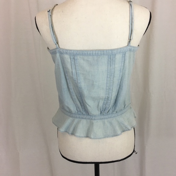 Embroidered Chambray Camisole - Picture 2 of 3